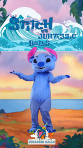Personaje de Jurassic Balls Stitch